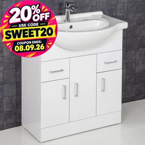 750mm bathroom vanity unit - 750mm, &
