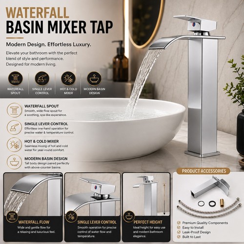 Tall waterfall basin - ,