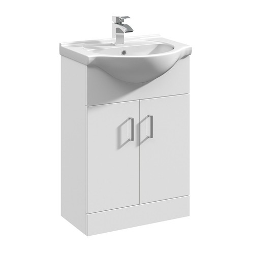 Modern 550mm basin vanity - basin,