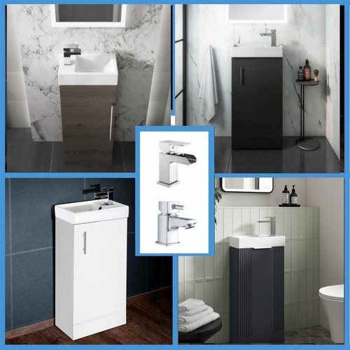 Compact bathroom vanity unit - bathroom, &