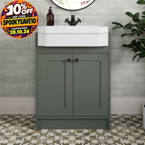 600mm traditional bathroom - traditional,