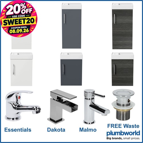 400mm bathroom basin - 400mm, vanity