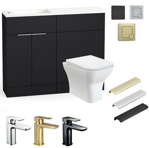 1000mm black vanity - vanity, &