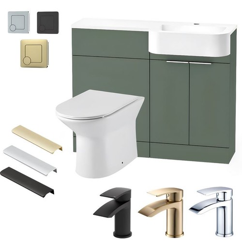 Shape green vanity - green,