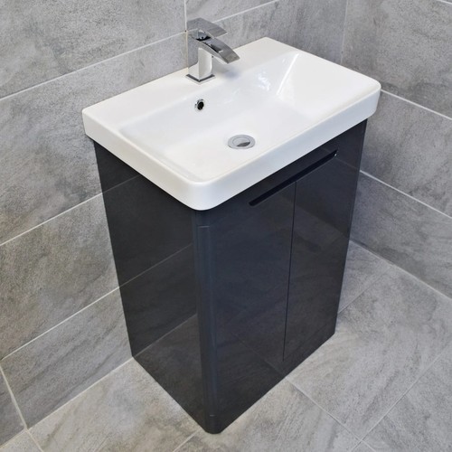 Curved vanity basin - curved, unit