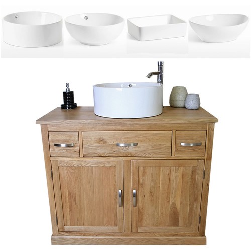 Bathroom vanity unit - vanity, oak