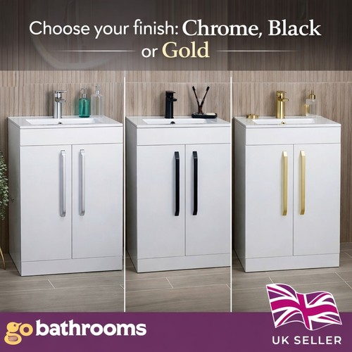 White vanity unit - unit, 615mm
