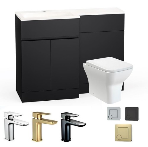 Handless black right left - black, l