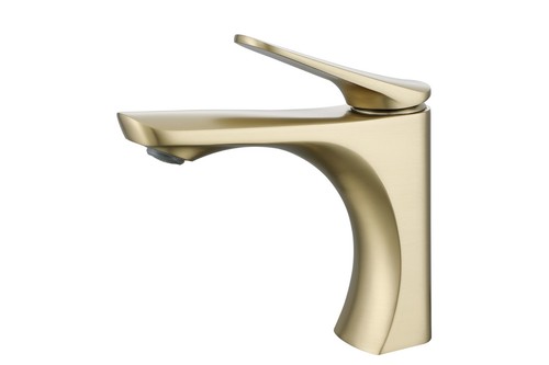 Brushed gold brass basin - gold,