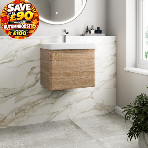 Wall mounted bathroom - wall, vanity