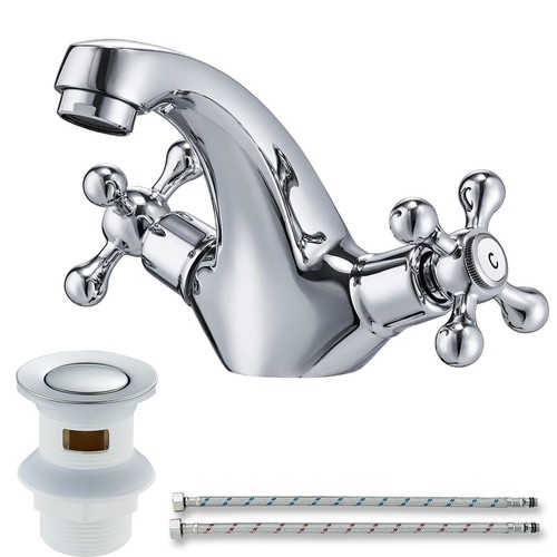 Chrome modern bathroom - modern,