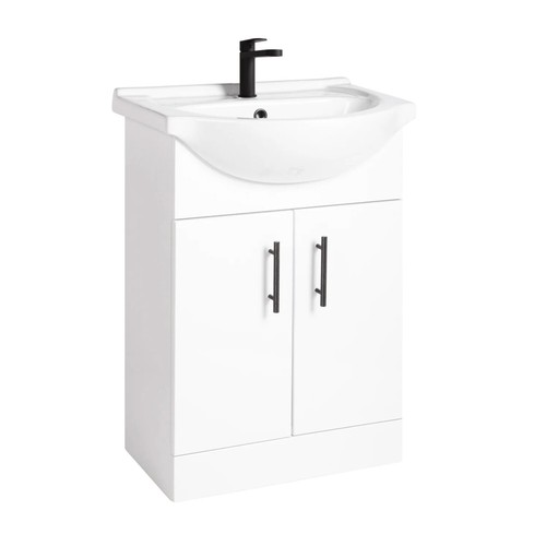 Bathroom 550mm door basin - 2-door,