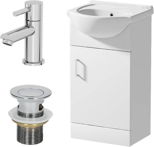 450mm floorstanding bathroom - 450mm,
