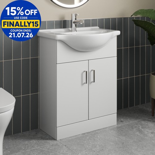 650mm freestanding bathroom - 650mm,