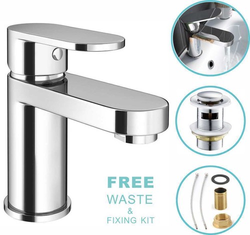New modern waterfall bathroom - modern,