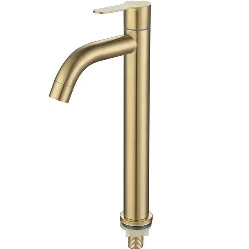 Brushed gold bathroom sink - gold,