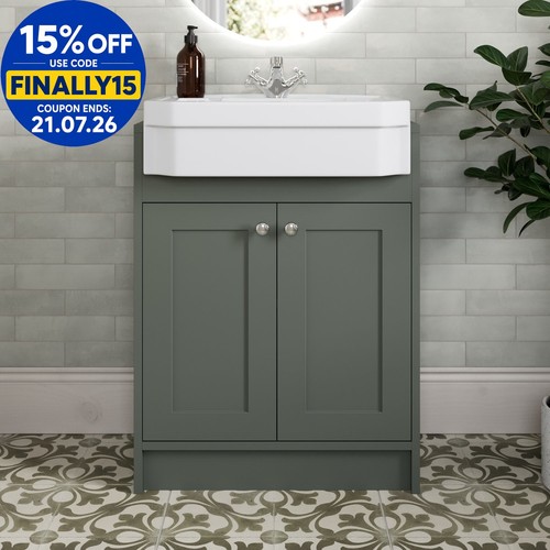 600mm traditional bathroom - traditional,